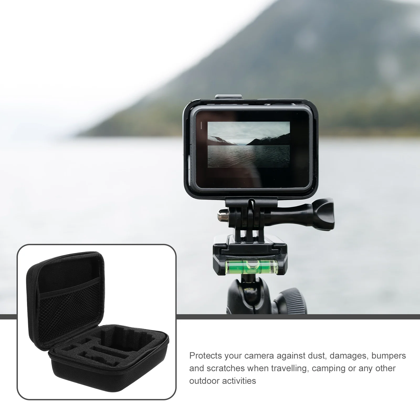 

Camera Bag with Handle Outdoor Case Small Travel Pouch Bags for Cameras Protective Accessories