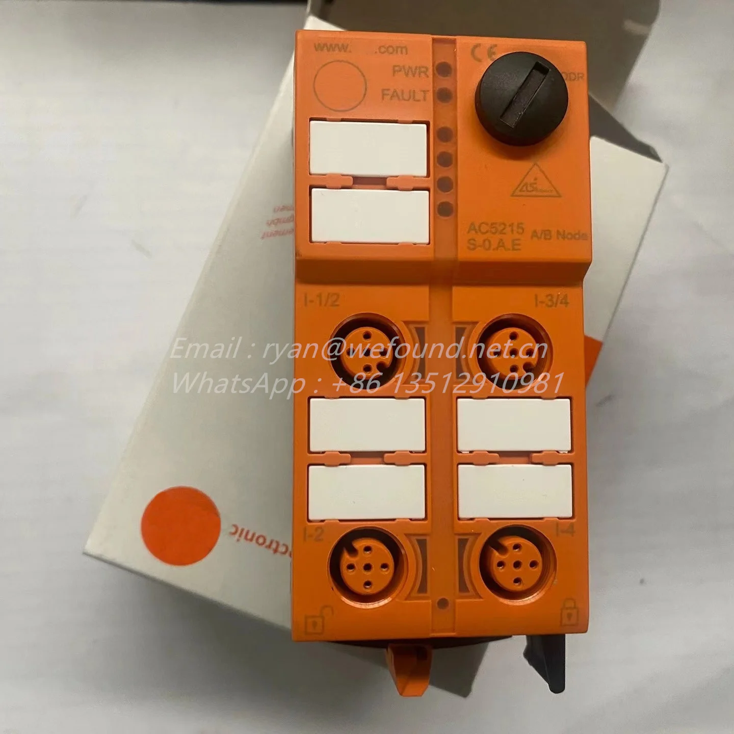 AC5215  for ifm electronic AS-Interface ClassicLine module with quick mounting technology, ClassicLine 4DI-Y IP67