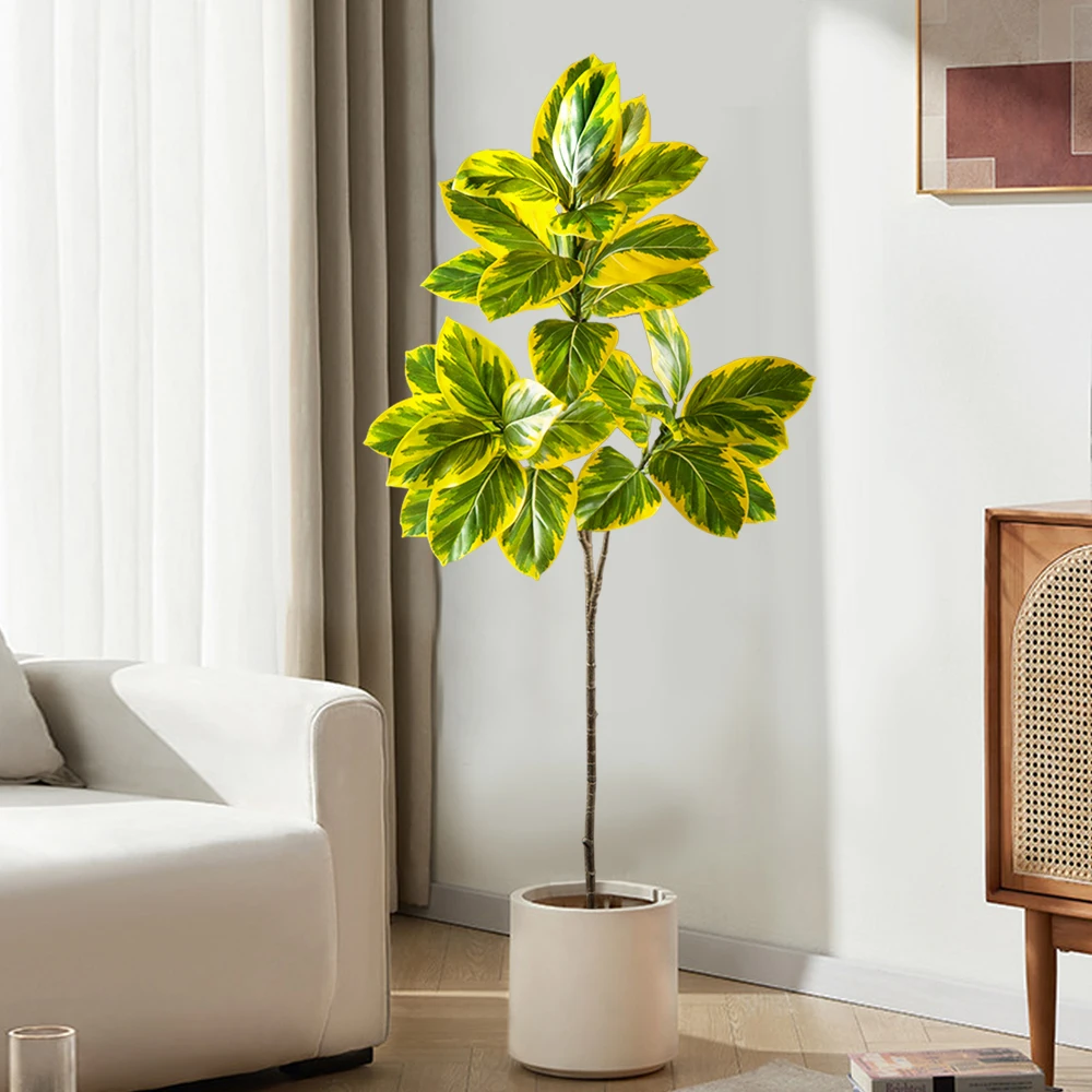 70-130cm Sztuczna gałąź drzewa – Rubber Plant Ficus recenzja i cena