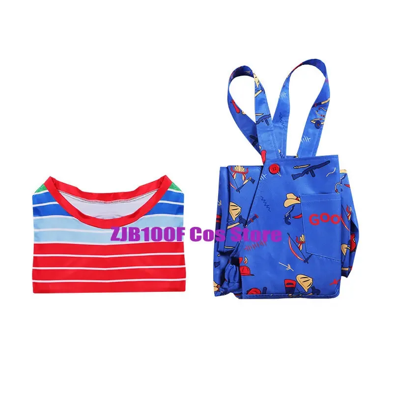 2025 New Halloween Chucky Cosplay Costumes Anime Women Maid Dress Outfit Adult Girls Fancy Dresses Carnival Horror Clown Co ★ ★