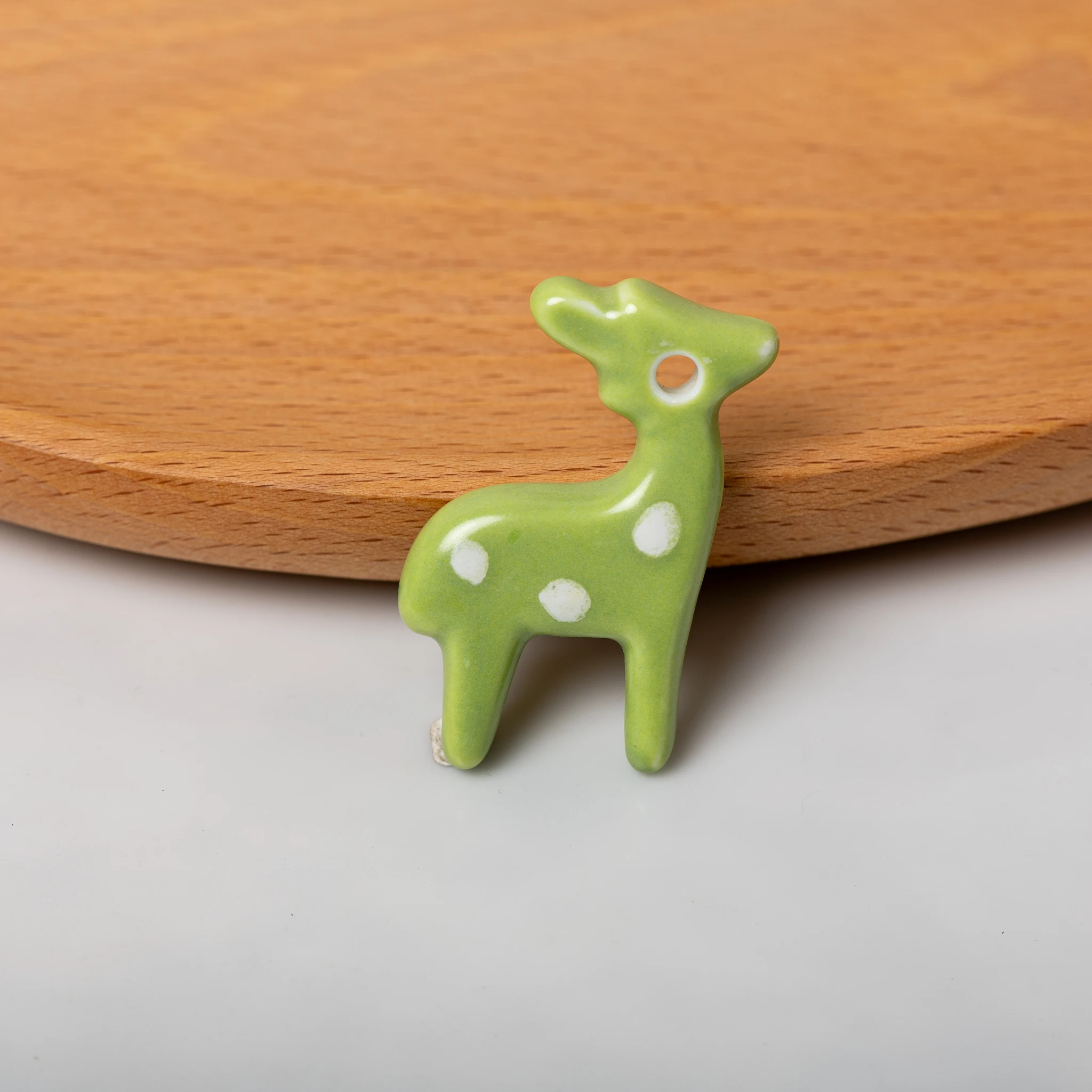 1pcs Ceramic Cartoon Animal Figurines for DIY Crafts, Decorative Accessories in Various Designs