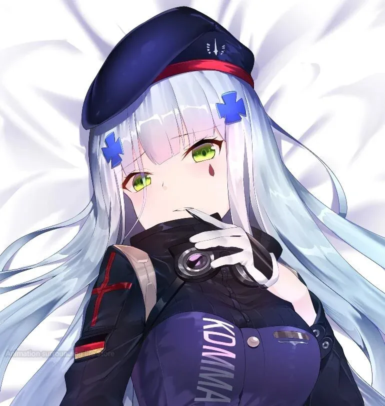 Anime Girls Frontline HK416 Sexy Girl Throw Pillow Cover Hug Body Pillowcase Otaku Bedding Dakimakura Pillow Case Gift