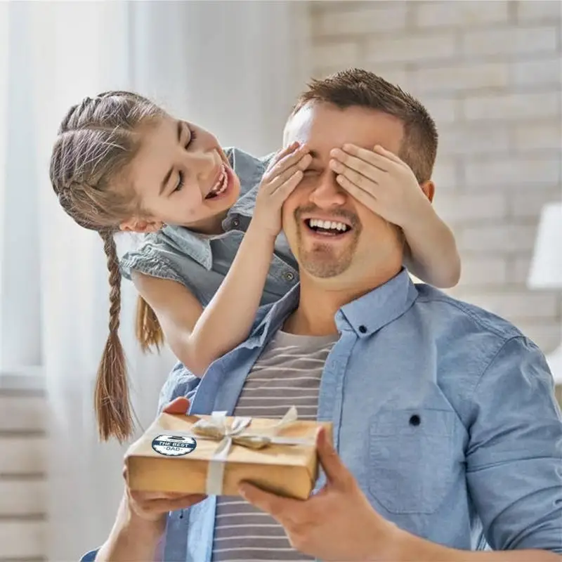 K1AA Round Dad Dad Dad Dox's Dead Devinative Devinative Devative Envelope Seal Deaptive Dear's Dead Disal Sticker for party