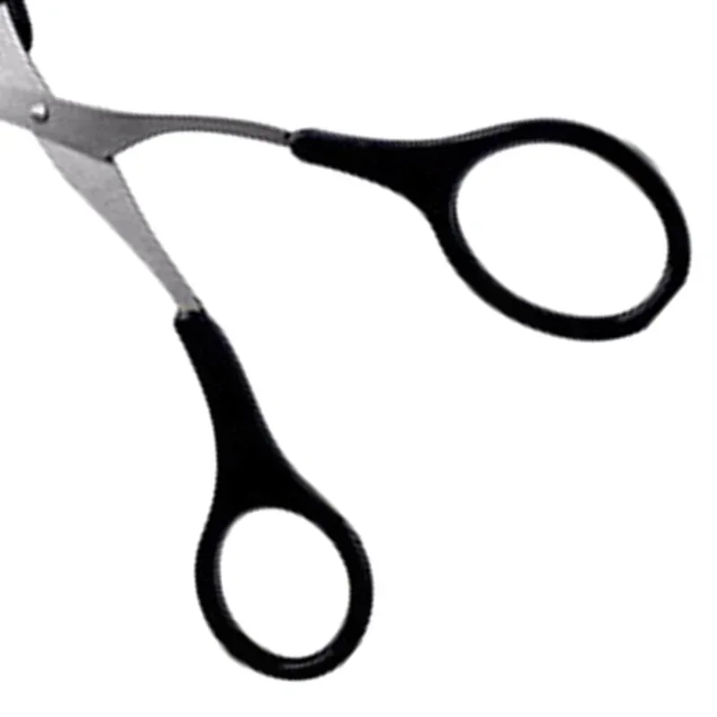 Ciseaux tondeuse à sourcils avec peigne, pour femmes et hommes, ciseaux de sécurité en acier inoxydable, rasoir pour le visage, maquillage, beauté