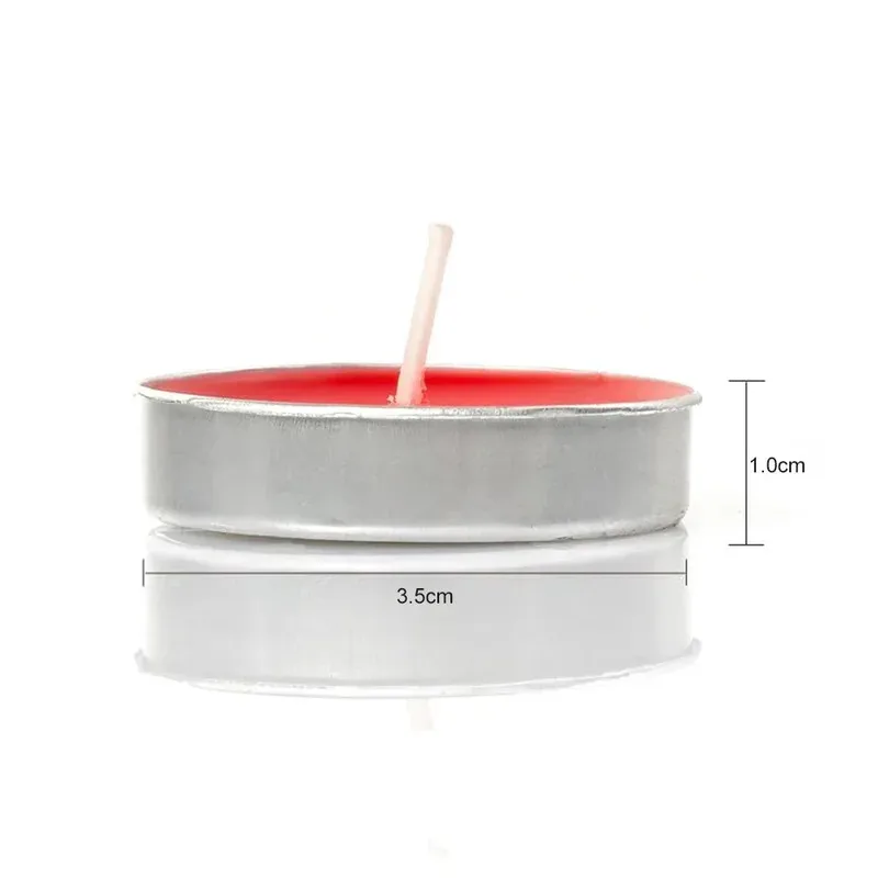 50 Pack Tea Light Candles  Unscented Tealight Candles Romantic Love Candles Bulk for Home Decor Wedding Birthday