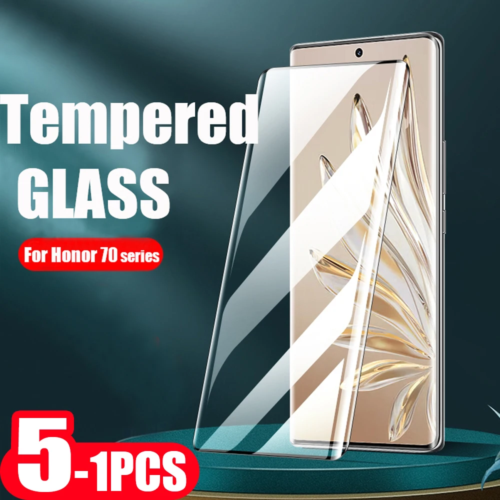 5-1Pcs Tempered glass For Honor Magic 3 4 lite pro plus 70 60 50 pro SE phone protective film smartphone galss screen protector