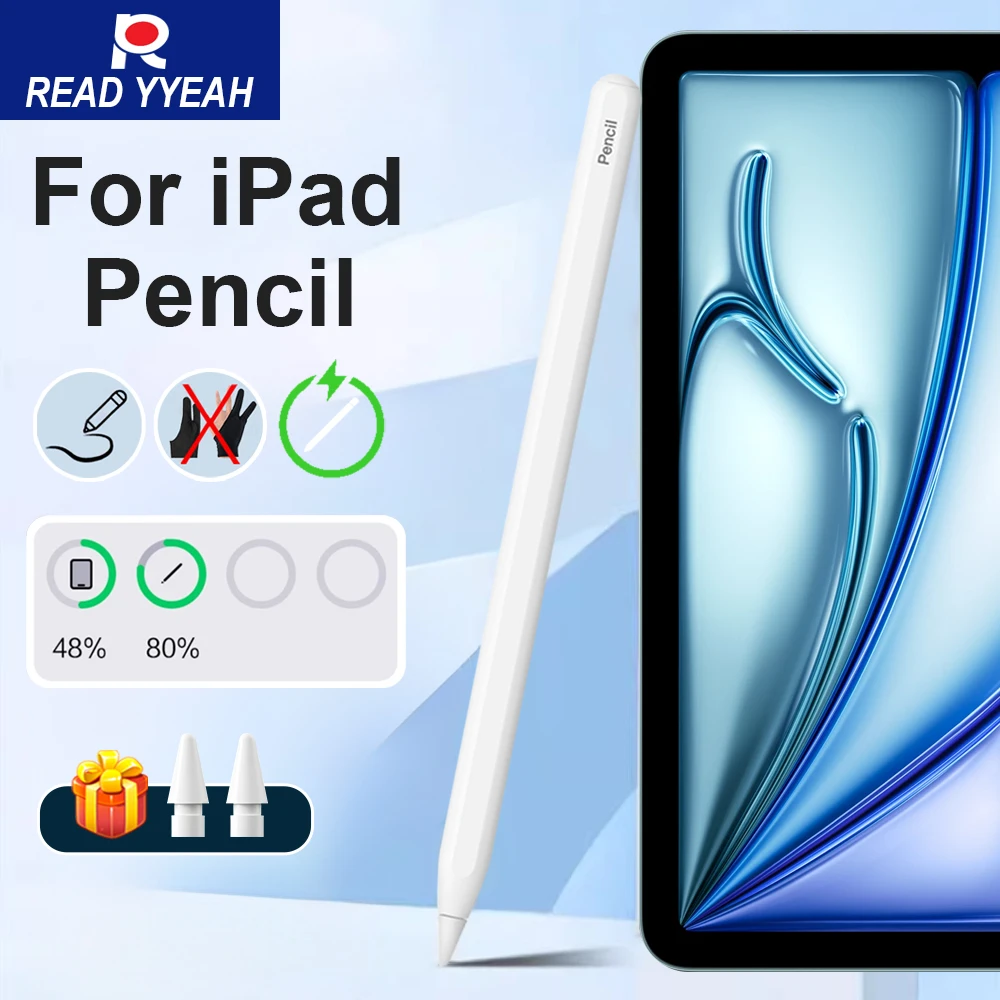 

2025 Wireless Charging Stylus For Apple Pencil Magnetic For iPad A16 Air 11 5 4 Pro 11th 13 12.9 M4 M3 M2 Pens 9 10 10th 9th Gen