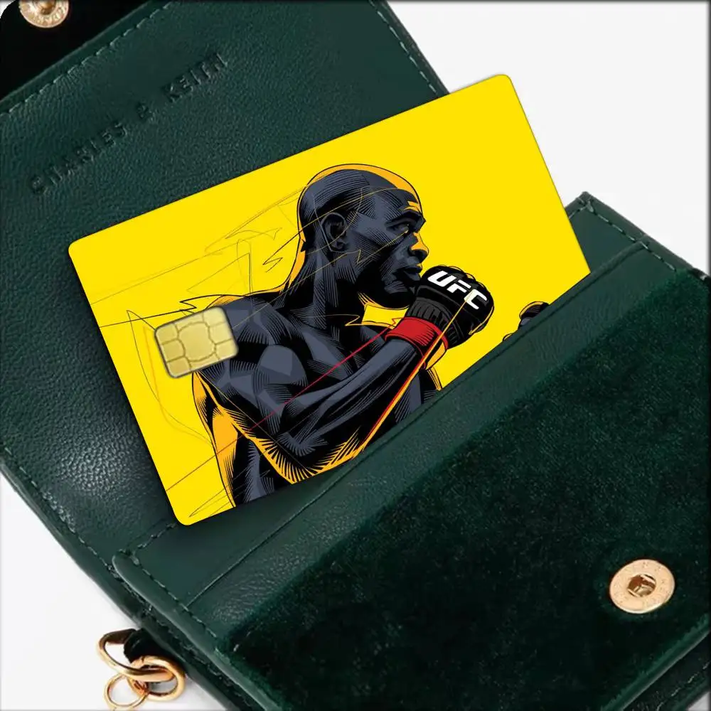 Combat UFC Logo   Waterproof Film Skin Cover Credit Card Stickers Debit Front Bank Bus Pass - view 2