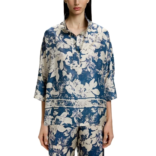 Imagen 2 del producto CHCH-Conjunto de pantalones para mujer, conjunto de 2 piezas, camisa holgada de tres cuartos con manga Retro, trajes informales ligeros y finos para primavera y verano 2025