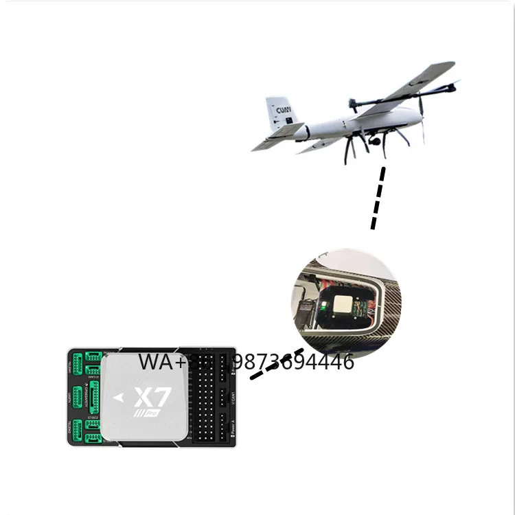 

X7 + Pro Pixhawk 248 Комплект контроллера полета Pixhawk Px4 32-битная плата контроллера полета автопилота с открытым исходным кодом