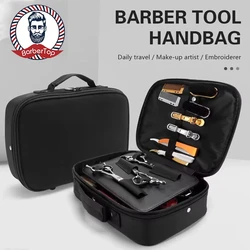 Waterproof Barber Hair Scissors Case Bag - Shockproof Crush Resistance Trimmer Tool Box Non-defrmation Styling Suitcase