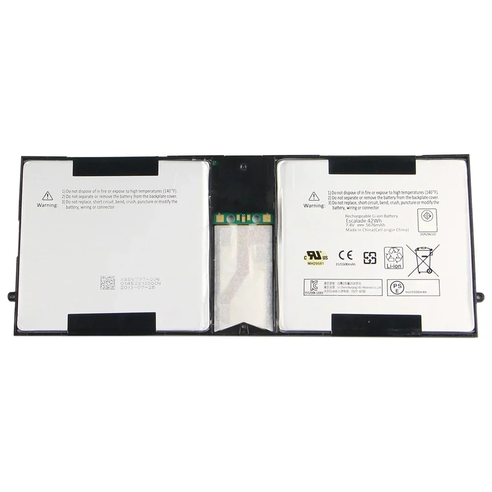 

Аккумулятор для Microsoft Surface Pro2 Pro1 Pro 2 1 1601 1514 P21GU9 5676 мАч с бесплатными инструментами