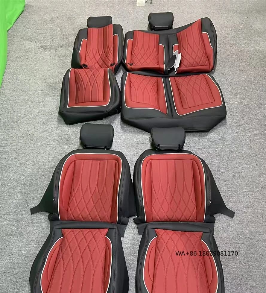 

Hot Selling Full Set Universal Fit Waterproof Non-Slip Durable Luxury Pillows Cushions Leather Car Seat Covers for G63