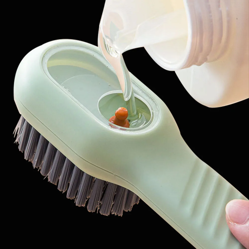 1Pcs Multifunctional Cleaning Brush Soft-bristled Liquid Shoe Brush Clothing Board Brush Shoe Household Cleaning Tool