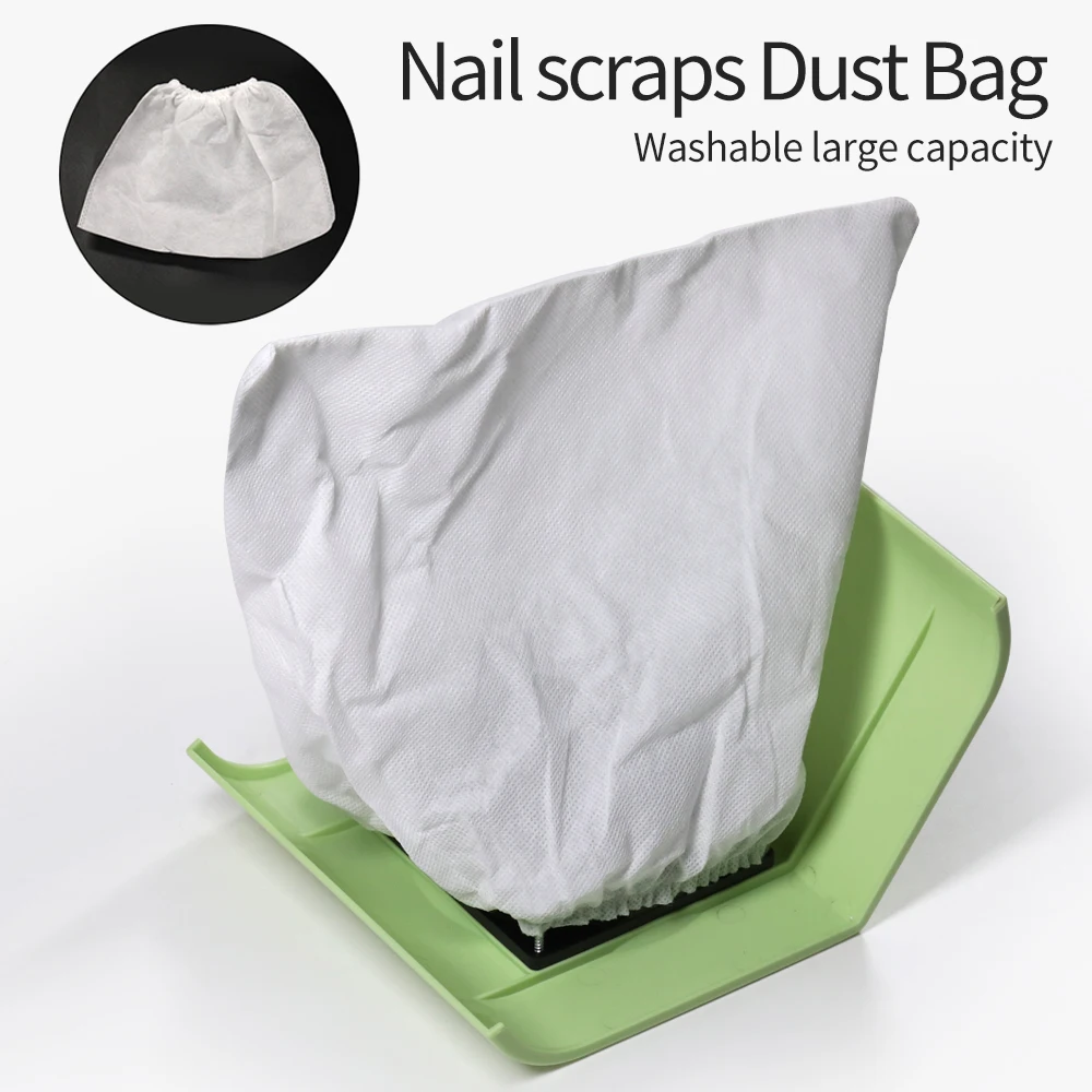 Mini coletor de pó de unhas usb portátil extrator de pó de unhas ventilador aspirador de pó com 2 sacos de filtro de poeira arte do prego manicure