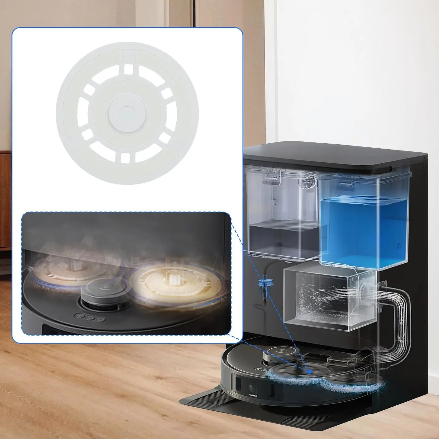 Для держателя швабры, крепление для швабры Ecovacs T30 PRO/T30MAX, аксессуар для робота-пылесоса