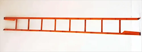 軽量素材 折りたたみ式救助用はしご シングルビームはしご 滑り止め設計付き