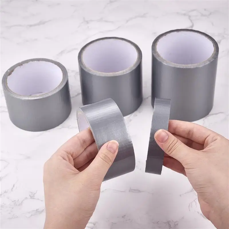 10 Meter Super Sticky Cloth Duct Tape Carpet Floor Waterproof Tapes High Viscosity Silvery Grey Adhesive Tape DIY Home Decor