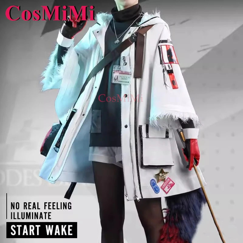 CosMiMi Texas Cosplay Game Arknights Costume Winter Messenger Gorgeous Sweet Combat Uniforms Carnival Party Role Play Clothing