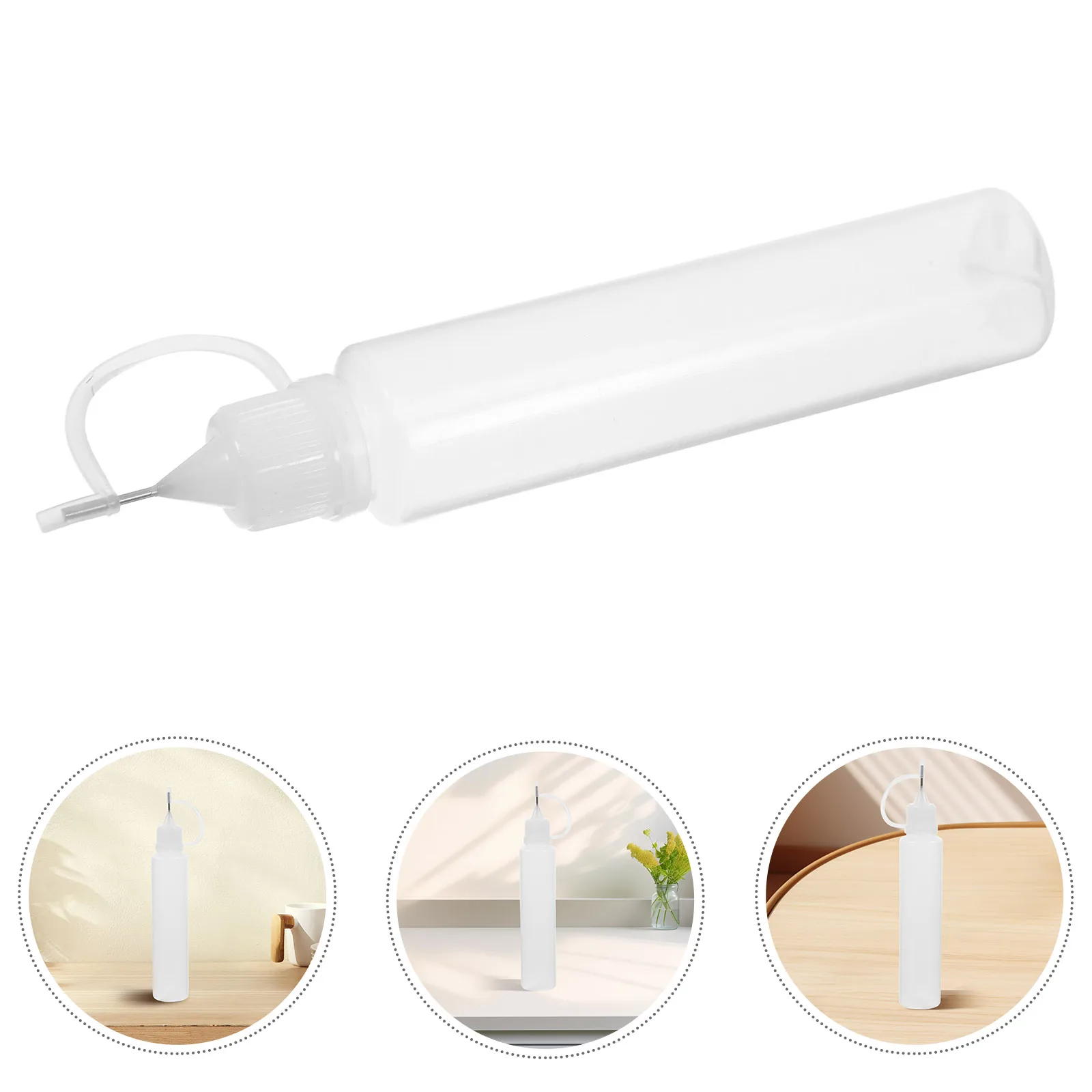 

10pcs Precision Needle Tip Applicator Bottles Refillable Leakproof Glue Dispenser For Crafts Paint Oil Squeeze Bottle Set