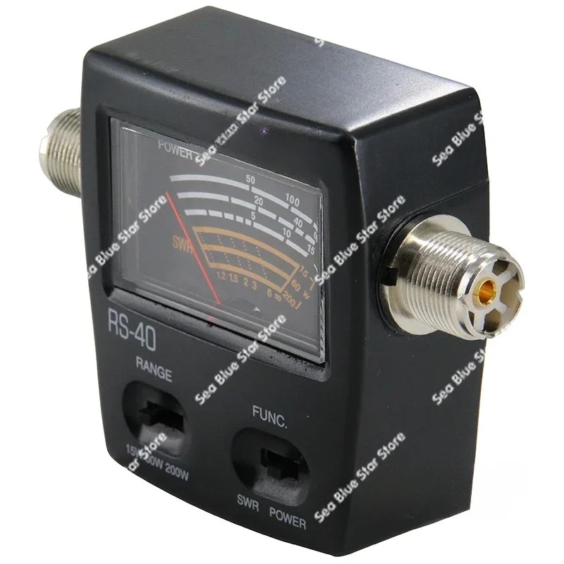 Power Meter RS-40 Standing Wave Meter UV Double Section, Intercom Antenna Measuring Instrument