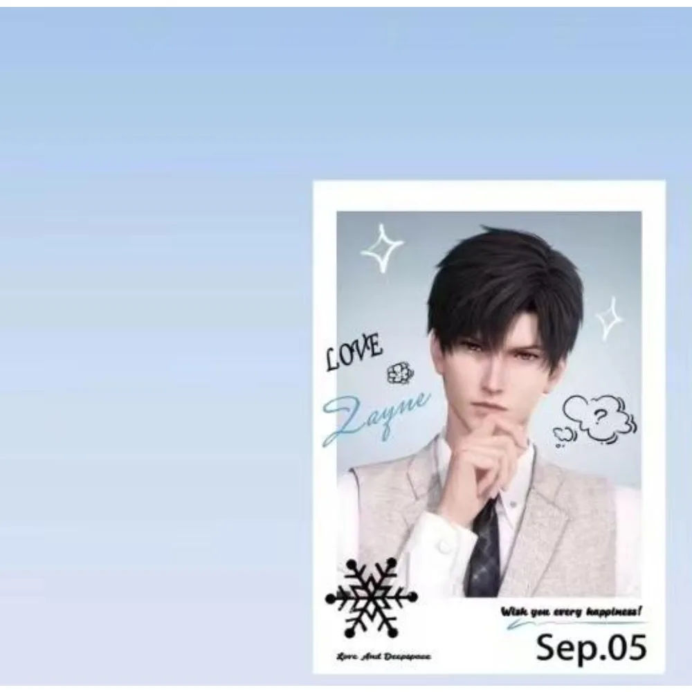 4PCS Love and Deepspace Zayne Graffiti Stickers Decorative Water Bottle Computer Guitar Skateboard Bicycle Motorcycle Snowboard