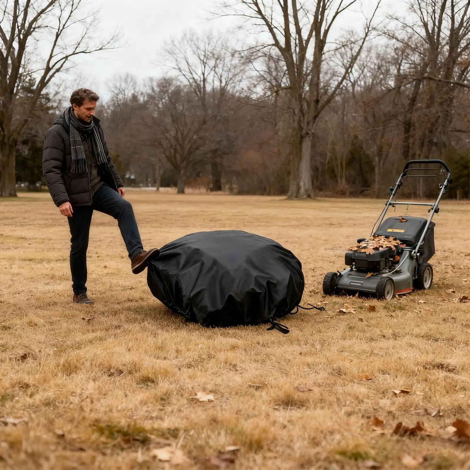 Coperture per tosaerba Protezione in tessuto Oxford 600D Coperture per tosaerba robot resistenti allo strappo per giardino interno esterno
