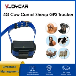 4G Animal GPS Tracker Cow Camel Sheep Dog GPS Locator Long Standby Waterproof Livestock Management Free APP