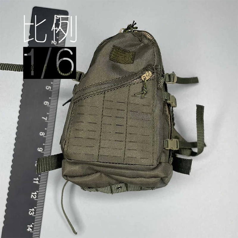 1/6 Scale Soldier Military Series Green Backpack Combat Bag Model Match 12 