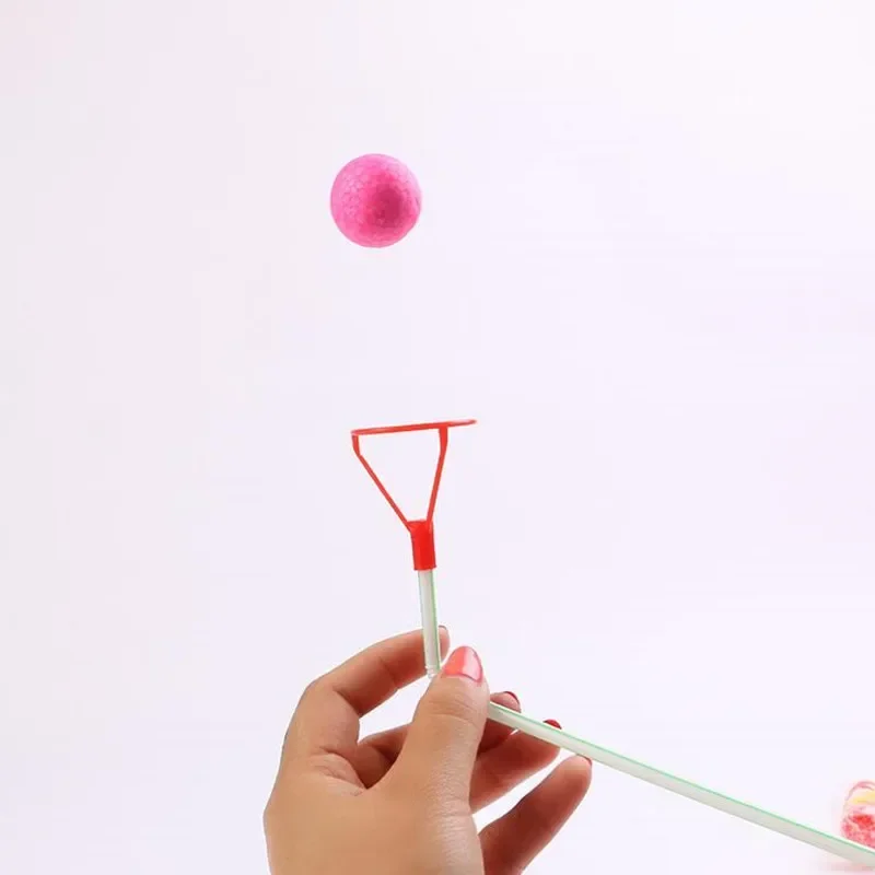 10 teile/los Kinder Schlag Spiel Spielzeug Magie Blasen Rohr Ball Geschenk Tasche Füllstoff Spielzeug Party Favor Weihnachten Hochzeit Geburtstag Cosplay