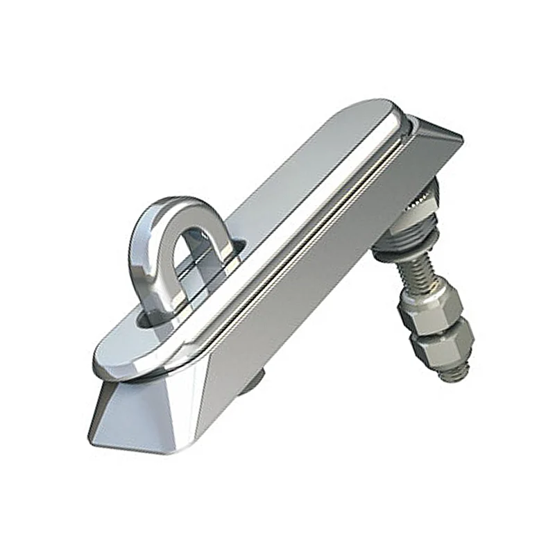 Flat Lock With Padlock Anti-Theft Lock Industrial Equipment Network Chassis Zinc Alloy Door Lock