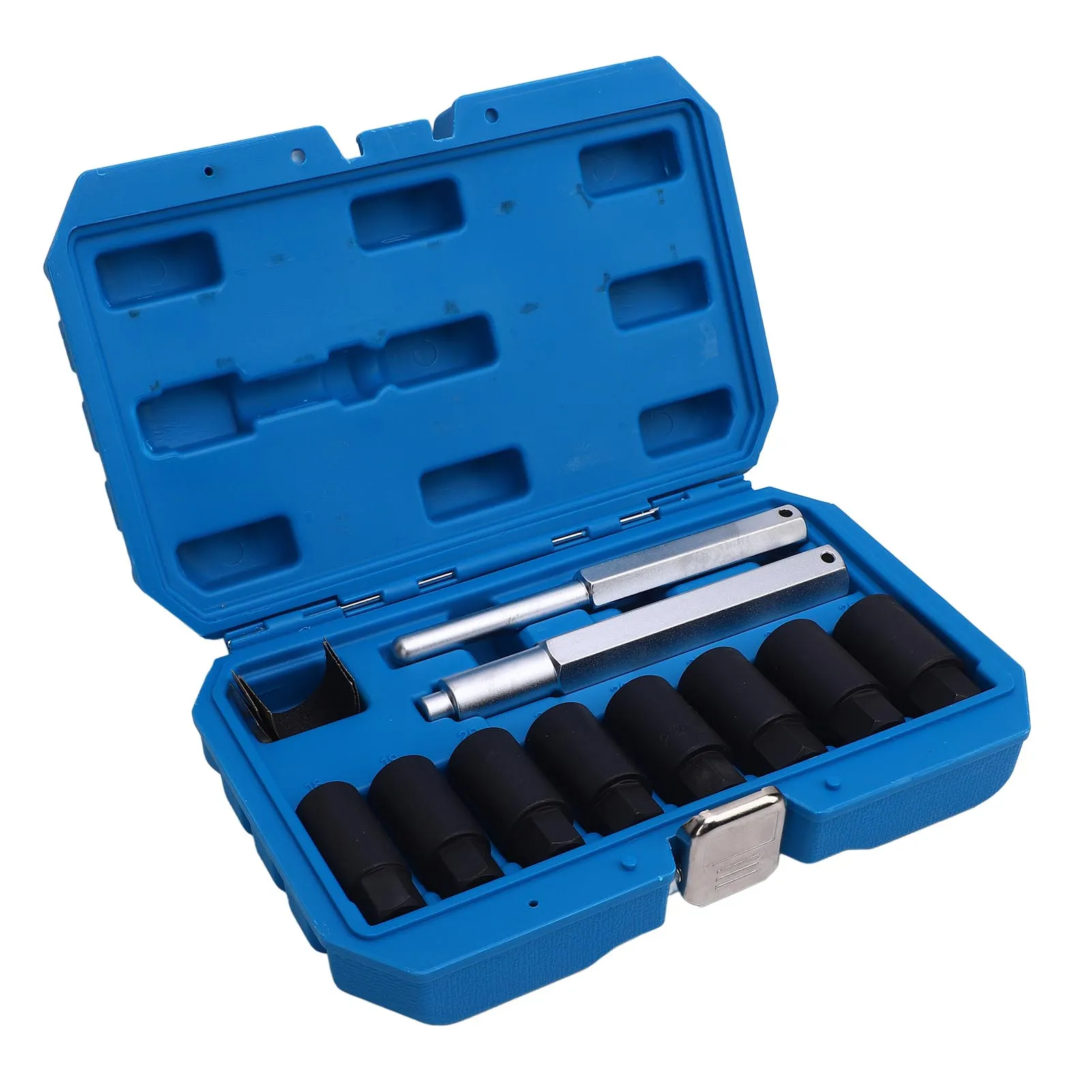 

Lug Nut Extractor Set High Strength Efficient Disassembly Wheel Lock Removal Kit Excellent Grip 1/2in Drive for Boat Suv Truck