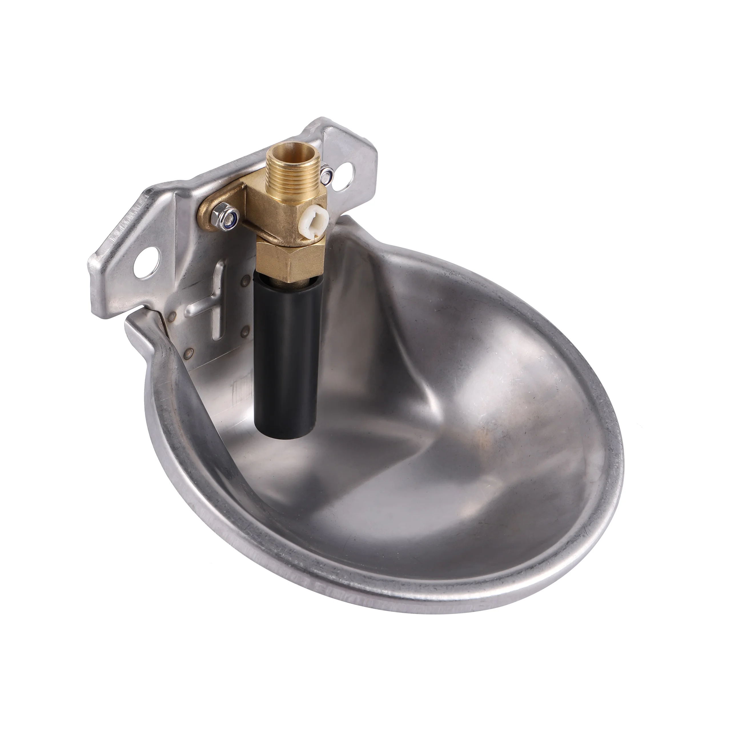 Sheep Water Bowl Stainless Steel Drinking Goat Lamb Drinker Water Bowl With 1/2\