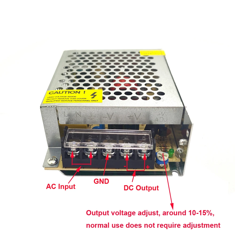 S-50-24 مدخلات التيار المتناوب 110 فولت/220 فولت مخرج DC24V 50 واط محول التيار الكهربائي