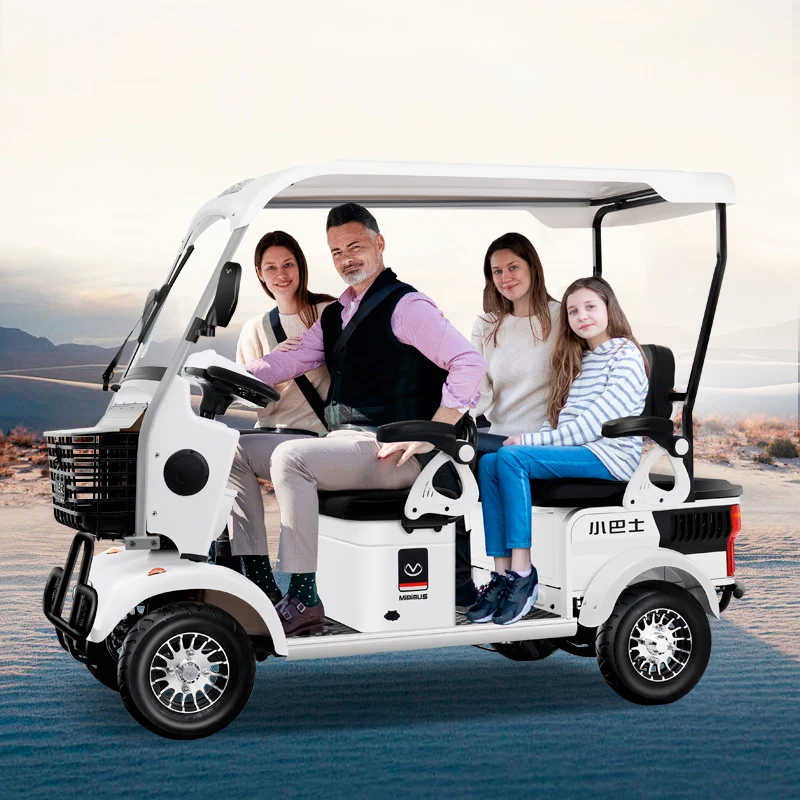 

Электрический скутер, четырехколесный мощный двигатель, высококачественный электрический квадроцикл, электрический велосипед с крышей, грузовой электронный велосипед