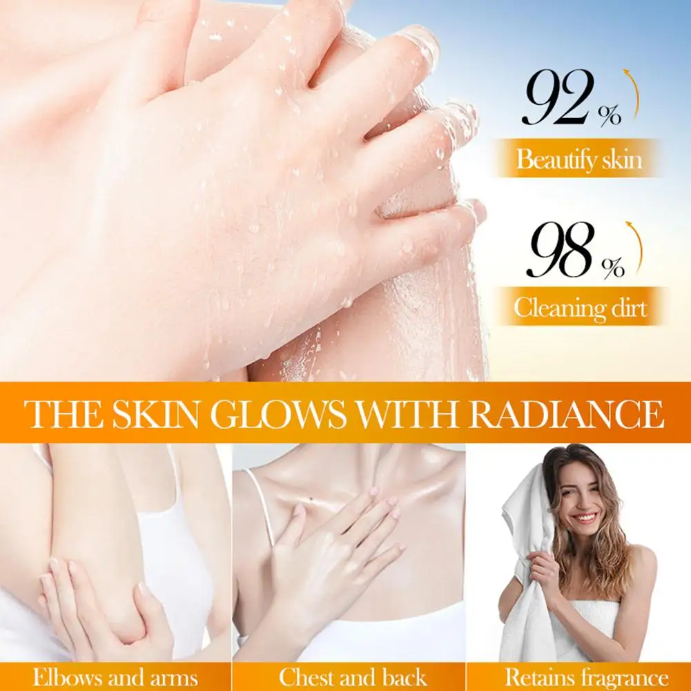 520 مللي SADOER نياسيناميد الكركم فرك جل الاستحمام نياسيناميد التطهير تفتيح الظلام تحت الإبط الساق الجسم المطهر اشراق