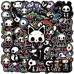 50pcs Cute Dinasour Birds Fish Animals Sticker Cartoon Skeleton Skull Sticker For Kids Adults Laptop Guitar Phone Vinyl Decals