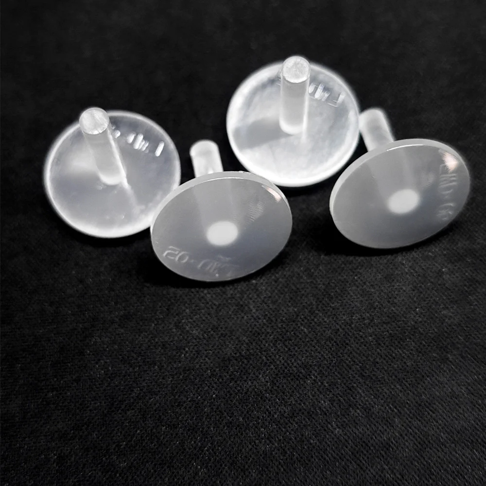 Automotive ambient light accessories, door light guide head, plastic frosted transparent T-shaped 4MM pillar decorative cap