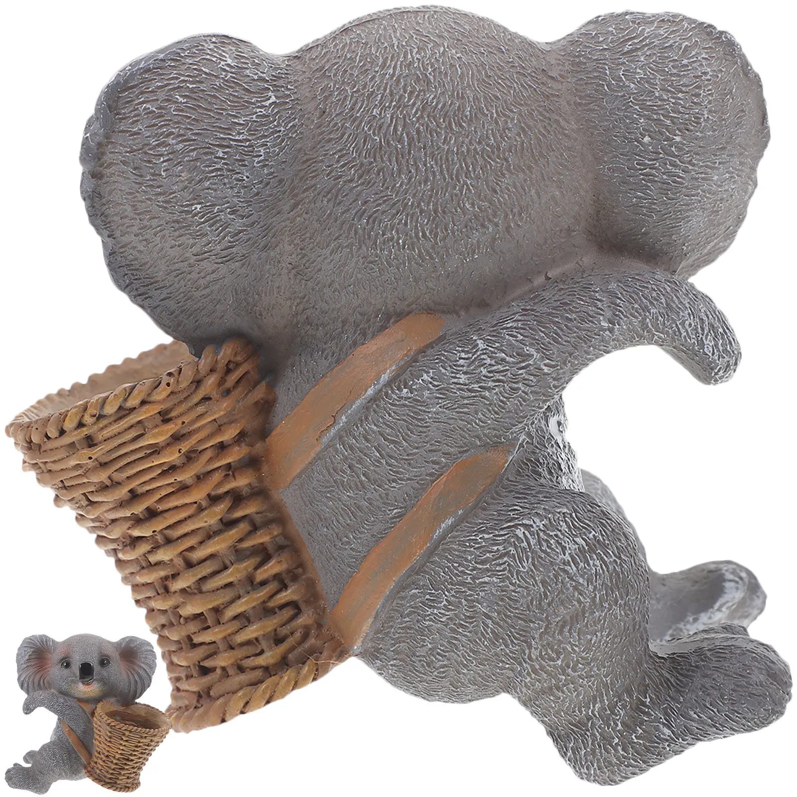 Hanging Koala Statue Resin Garden Decor Cute Exquisite Outdoor Yard Ornament for Trees Patios Balconies Smooth Surface Vivid
