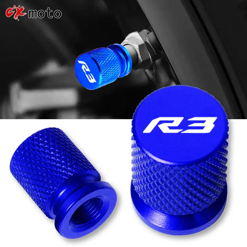 

For Yamaha YZFR3 YZF R3 YZF-R3 2015 2016 2017 2018-2020 Motorcycle Accessorie Wheel Tire Valve Stem Caps CNC Airtight Covers