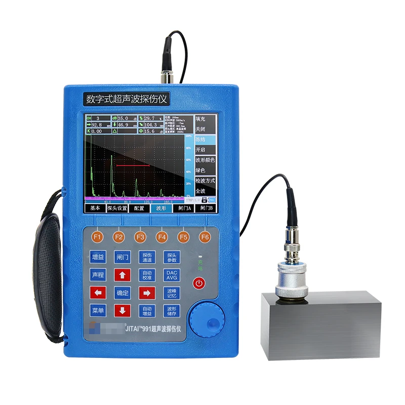 

Ultrasonic flaw detector JITAI991 Steel structure flaw detector for weld defects and cracks of metal steel pipes.