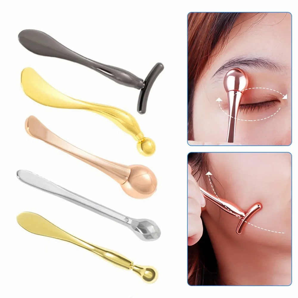 Mini sztyft do masażu oczu Anti Eye Pouch Dark Circles Massager Device T-shape Face Lifting Massage Facials Thin Face Massager