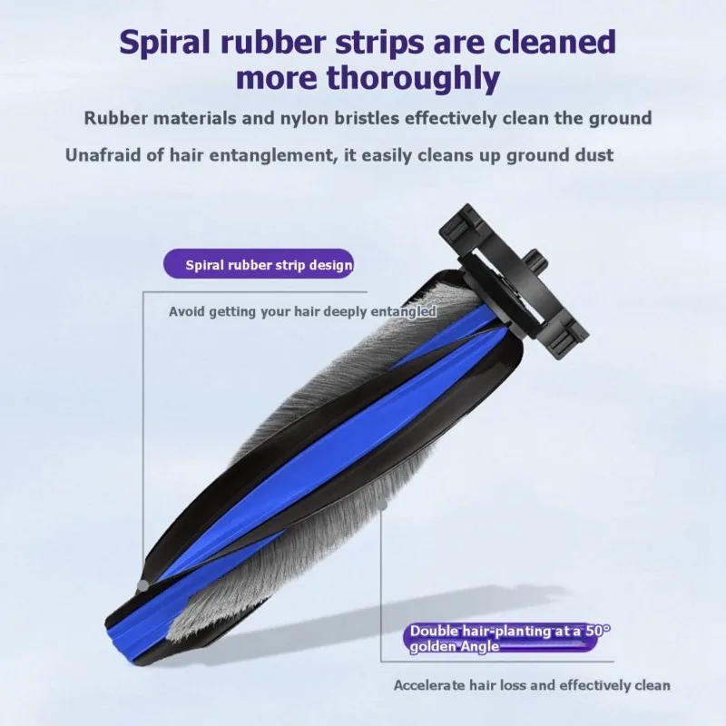 

【BRAND NEW】Replacement Accessories For Ecovacs Deebot X12 Pro- Main Side Brush, Roller Mop, Dust Bag Filter& Water Tank Vacuum
