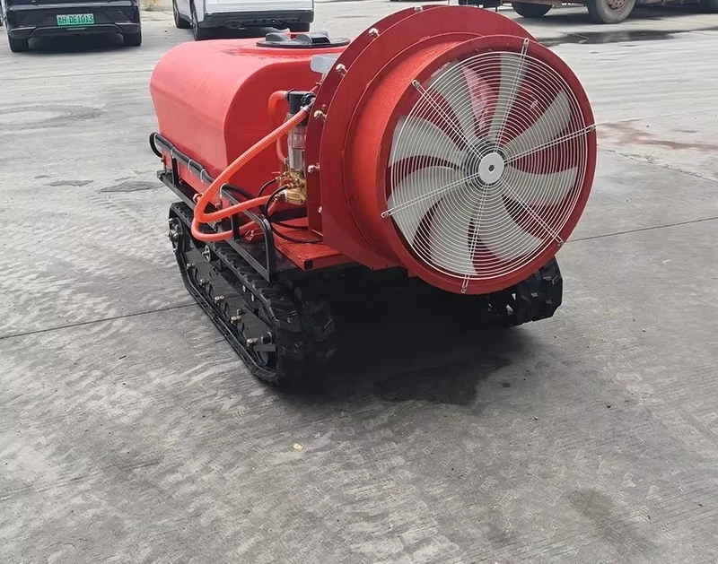 Spray Flow Rate 0-0.5 L/Min Orchard Forest Use 400L Crawler Remote Control Sprayer Machine