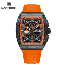 NAVIFORCE NF8052 Sport Chronograph Wristwatch Top Brand Luxury Military Army Men Watch Quartz Waterproof Fashion Male Clock Gift