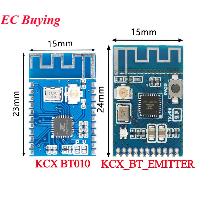 2Pcs/1pc KCX_BT_EMITTER Bluetooth- 4.1 Audio Module Stereo GFSK Transceiver Transmitter Wireless Speaker Headphones KCX BT010