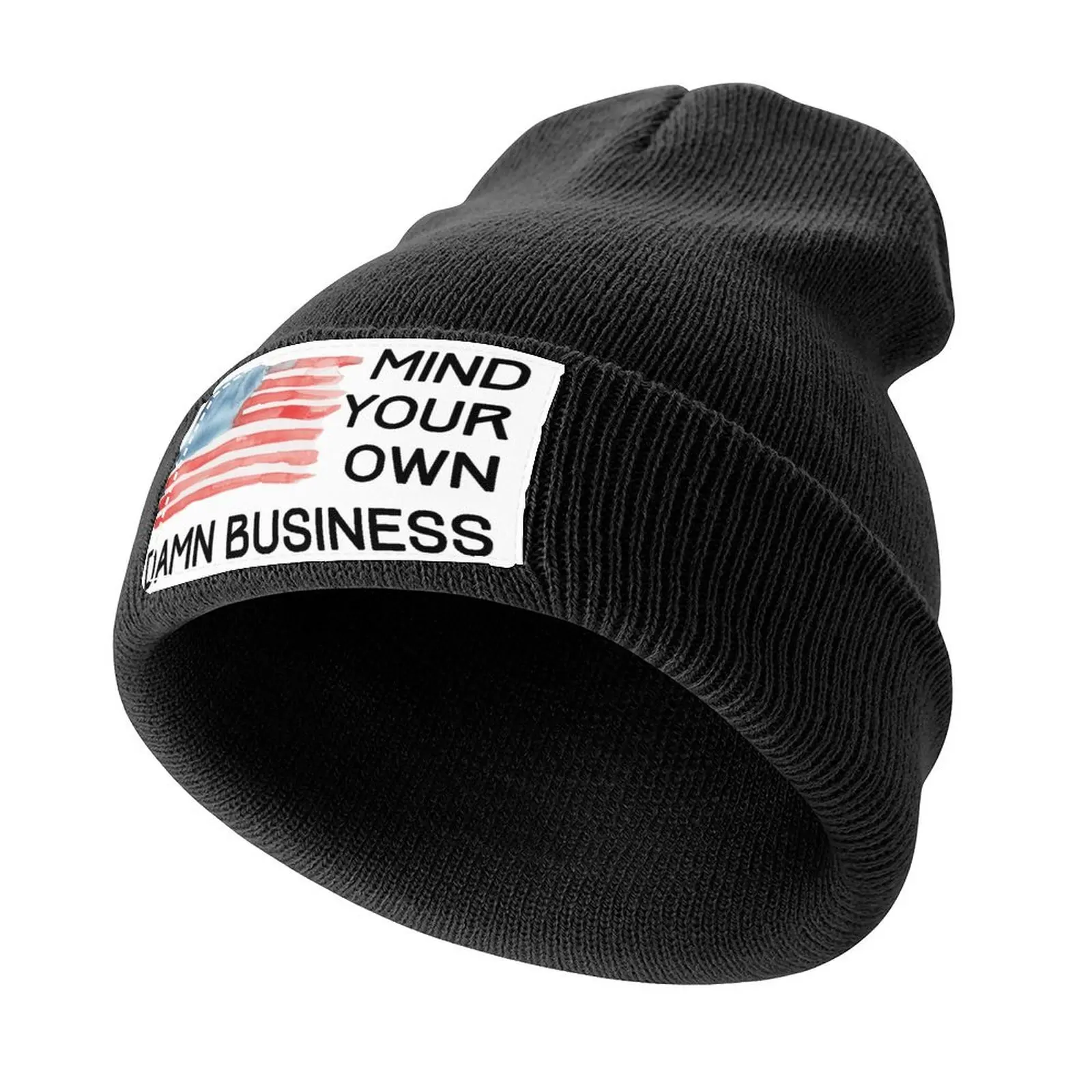 

Mind Your Own Damn Business Knitted Cap hard hat Fashion Beach Women Caps Men's