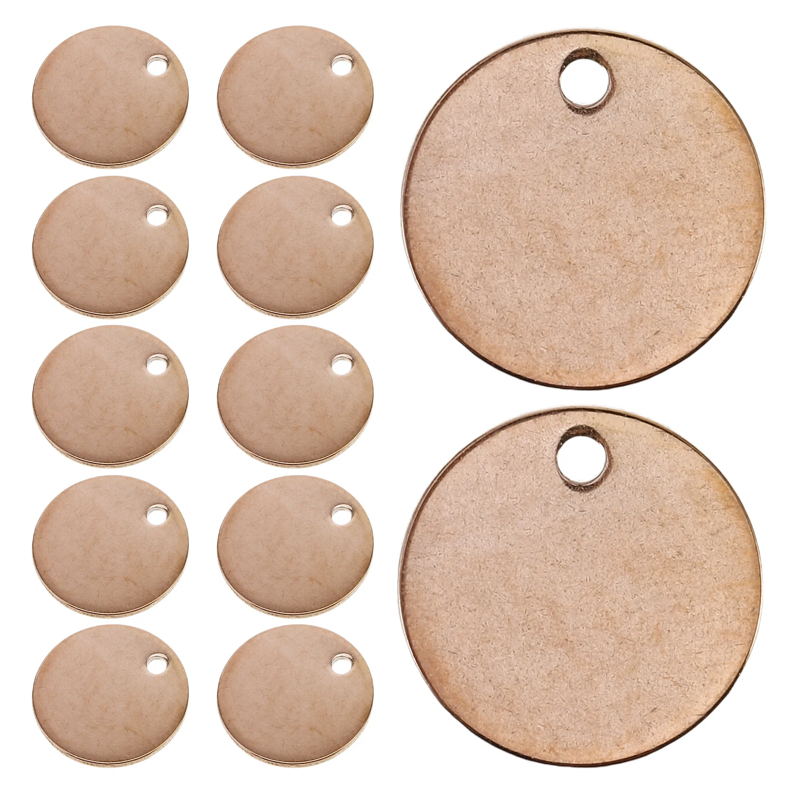 

20 Pcs Stainless Steel Pendant Dog Tag Blanks Aluminum Tags Metal Name Label Stamping Stmaping Sublimation