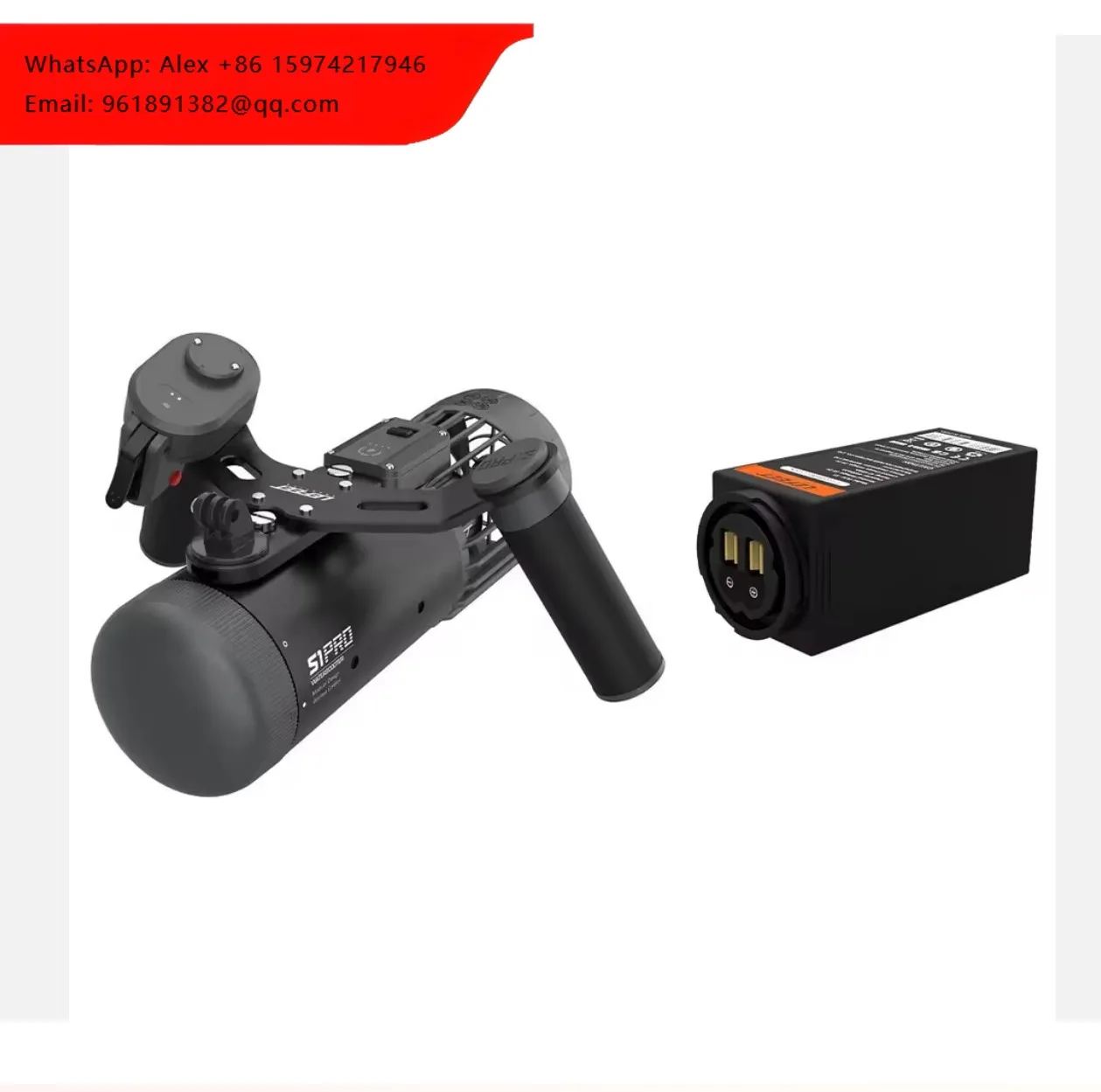 

LEFEET S1 Pro Modular Sea Scooter Action Camera Mount 10-25km/h Speed 1-1.5hr Runtime Ocean Lakes Diving Surfing 1200W Power