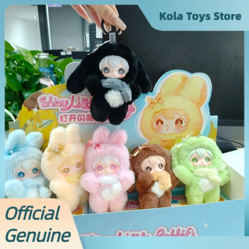 

Genuine Rabbit Shyshy Shiny Little Rabbit Series Blind Box Cute Vinyl Plush Dolls Bag Pendant Toys Mystery Box Birthday Gift